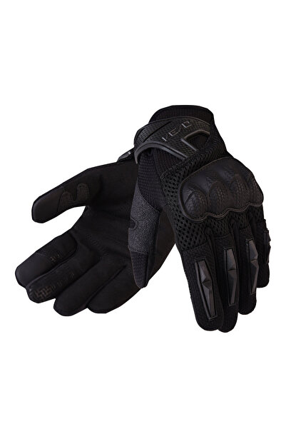Vexo قفازات ستانت السوداء الصيفية للدراجات النارية
