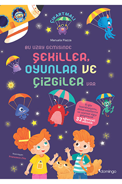 Domingo Yayınevi This Space Ship Has Shapes Games and Stripes