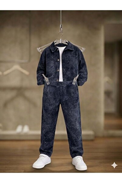 Lolliboomkids Dečački set od Pamuk delova sa efektom mramora, elegantan i spo...