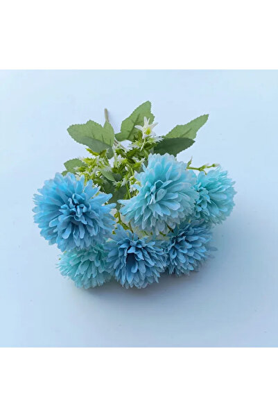 MD Aspiz Flowers Artificial Luxury Ball Chrysanthemum 7-Piece Bunch 35 cm _ D...