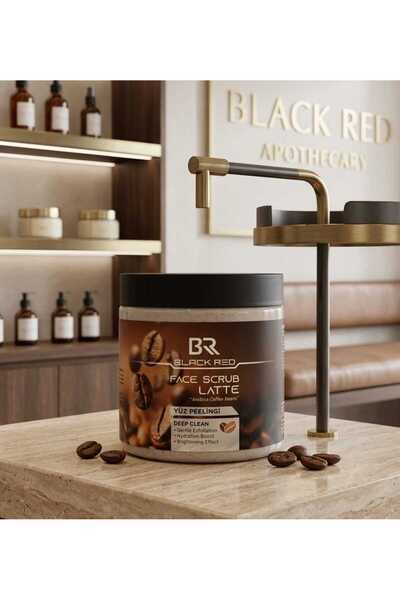 Black Red مقشر الوجه لاتيه بالقهوة من بلاك ريد – عناية فاخرة لبشرة ناعمة ومشر...