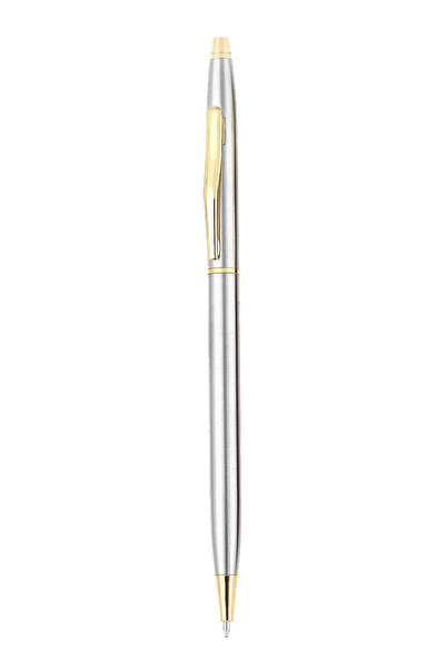 PULKO Promosyon The Klasis 2 (Golden Yellow Line) Metal Case, Ballpoint Pen, ...