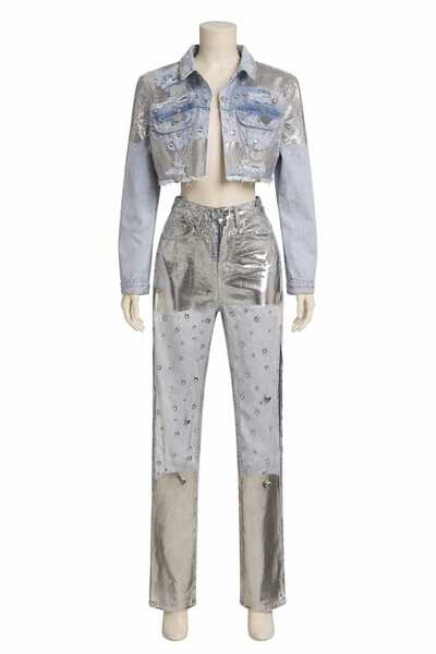 top girl WOMEN'S Denim SET