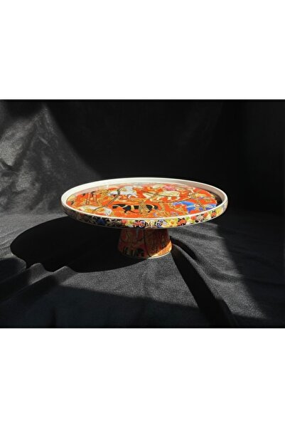 Lavin Çırağan Home Hrms Porselen Ayaklı Sunumluk & Pasta Stantı