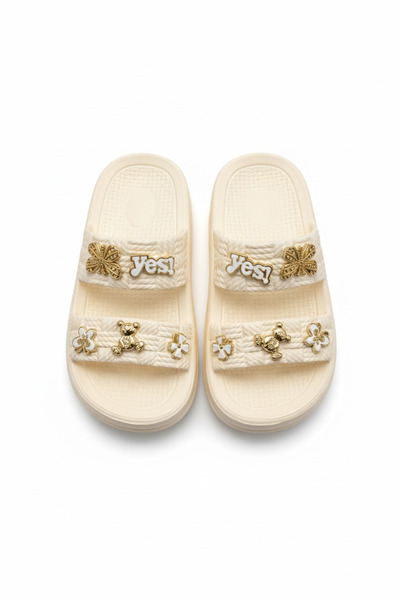 DERKADESİGN يوميات المرأة شبشب - شاطئ البحر مانع للانزلاق شبشب