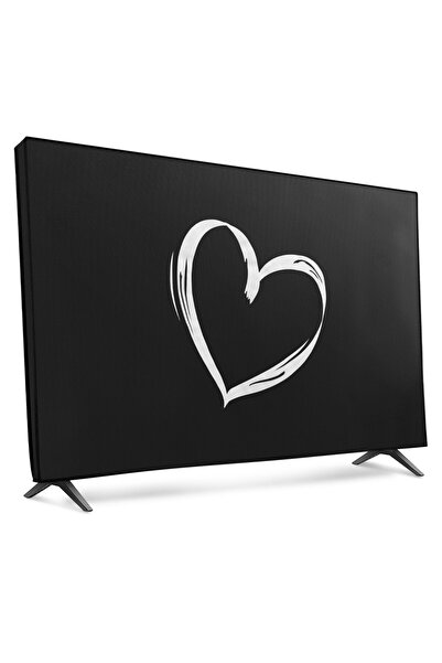 KWmobile TV Dust Cover 49-50 inch, Kwmobile, Black/White, Textile, 52798.03