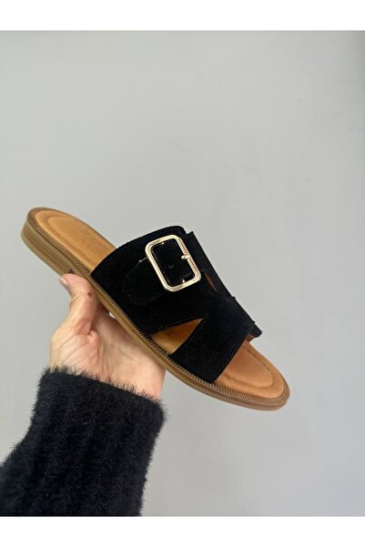 Vigotti Genuine Leather Suede Slippers