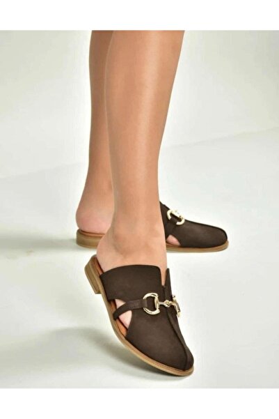 Vigotti Genuine Leather Closed Suede Slipper