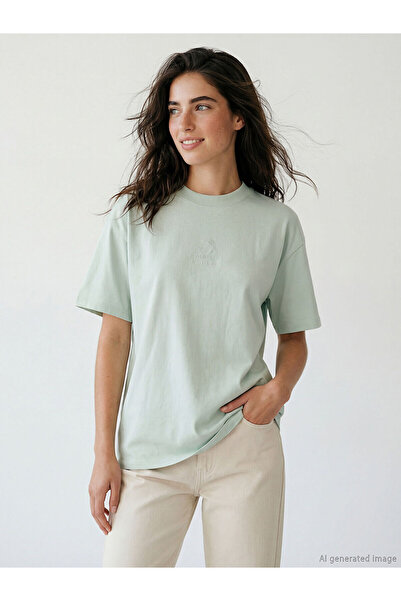 LC Waikiki Γυναικείο μπλουζάκι Özmarka New Season με στάμπα και λαιμόκοψη ποδ...