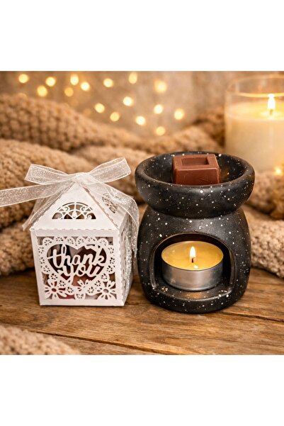 OEM Ceramic Aroma Lamp Set + Candle + Scented Wax Melts 50g for Aromatherapy,...