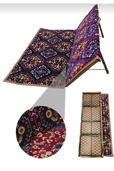 UtopiaCo Foldable ground camping chair with backrest, 120cm adjustable ground...