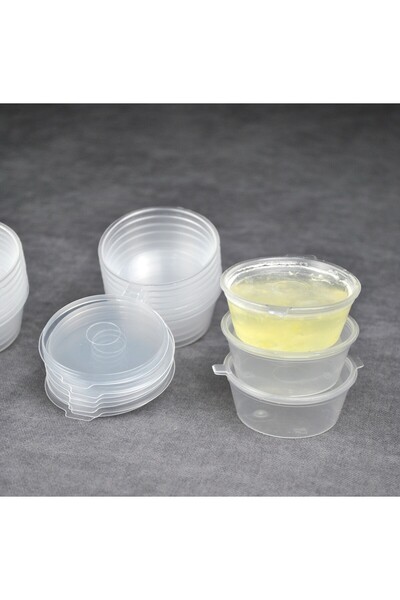 Qualitev 20 قطعة من حاويات التخزين البلاستيكية الصغيرة المقاومة للتسرب سعة 40...