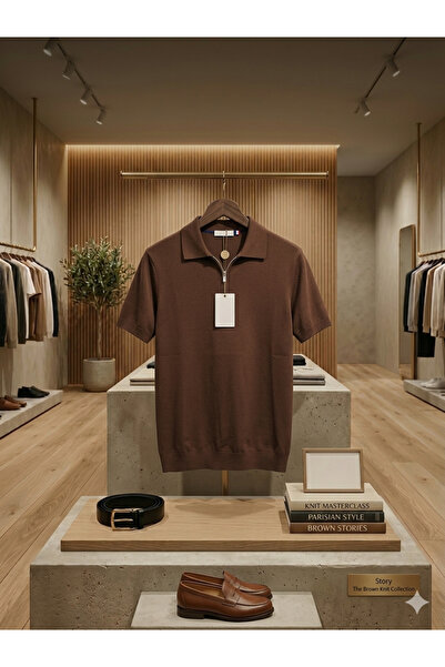 ATKGİYİM Erkek tşört Stilinizi Yeniden Tanımlayın: Dar Kesim trıko Polo Tişör...