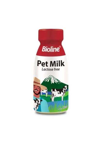 Bioline حليب خالي من اللاكتوز للحيوانات الأليفة 220 مل للقطط والكلاب من فارماسي