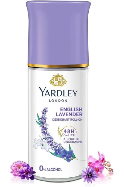 Yardley London Yardley English Lavender Roll-On Deodorant for Women, 50 ml