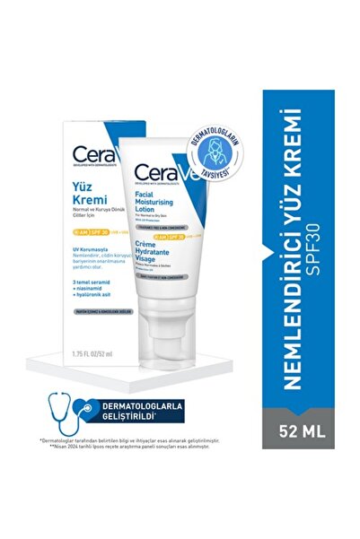 CeraVe Nemlendirici Yüz Kremi SPF30 52 ml