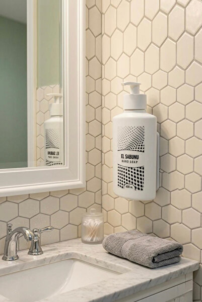 Hyd 1 Adet Özel Kilitli Duvara Asma Aparatlı 400 ml Sıvı Deterjanlık El Sabun...