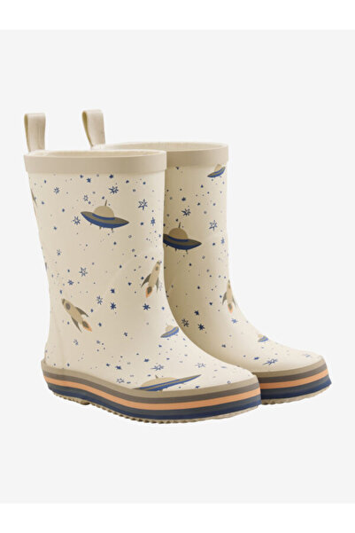 CeLaVi Kids' Rubber Rain Boots with Solar System, CeLaVi, Flint Stone