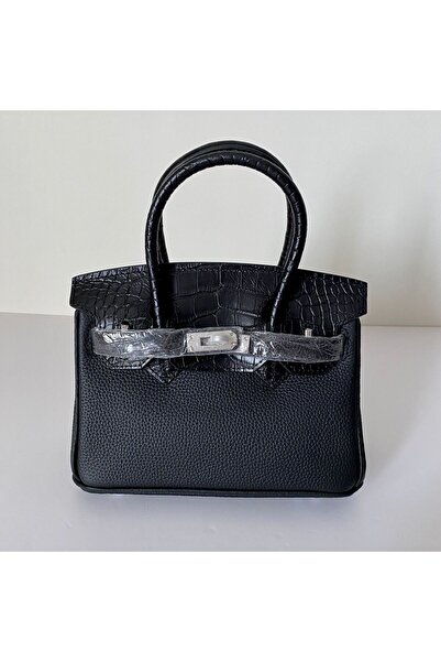 China شنطة نسائية هاف كروك جلد مقاس 20