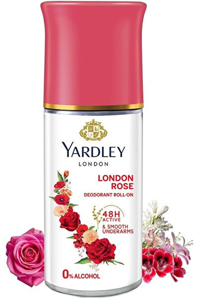 YARDLEY Anti-Perspirant Roll-On for Women - 50 ml Pink