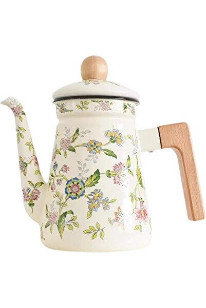 Generic Enamel-coated coffee pot, 1.2 liter capacity, suitable for restaurant...