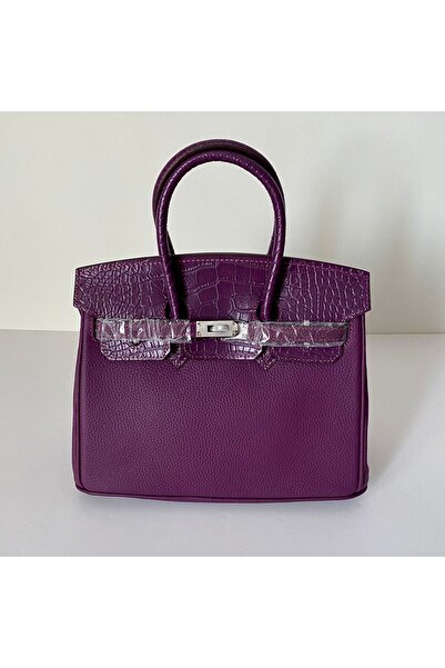 China Half Croc Leather bag, size 25