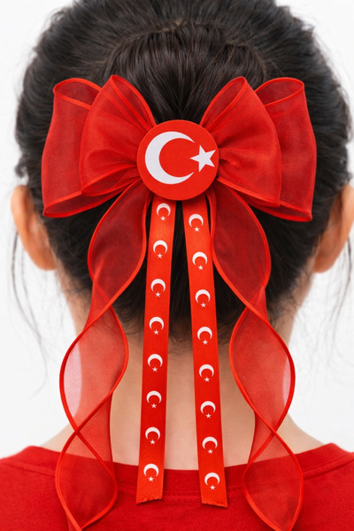 Algitsin O L A Kız Çocuk Papyon Model Saç Tokası Özel Günler İçin