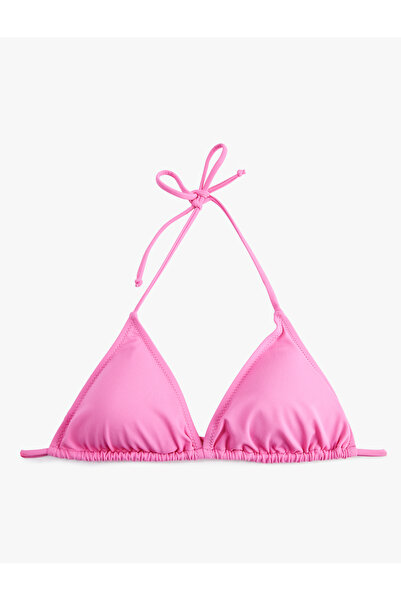 Koton Boyundan Bağlamalı Üçgen Bikini Üstü