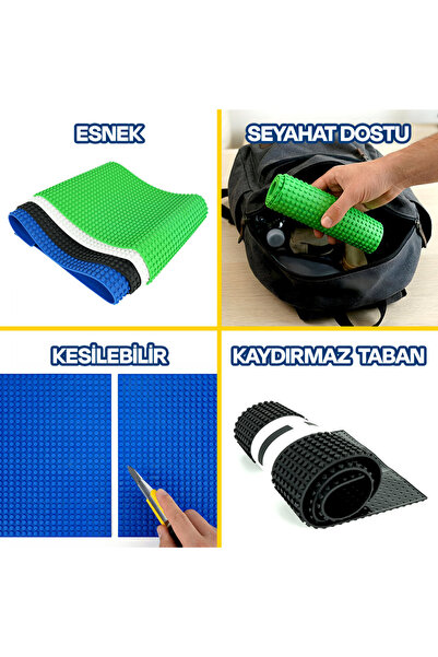 MEGA ESNEK BLOK MAT-KLASİK-YEŞİL