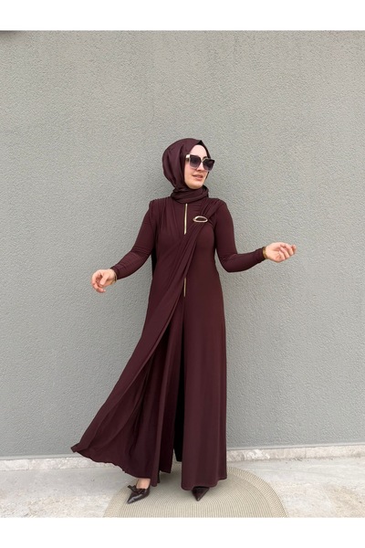 Meryemce Butik PELERİNLİ ZARİF TESETTÜR TULUM