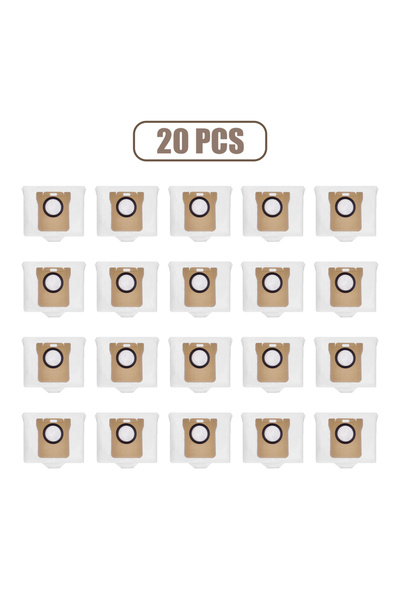 Choice10 20 كيس غبار للمكنسة الروبوتية X20 Plus وX20 Max وX20 Pro وX10+ وS10+...