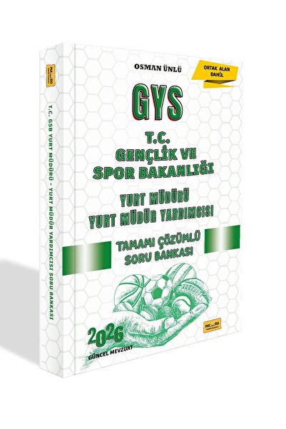 Makro Kitabevi Yayınları T.C. Gençlik ve Spor Bakanlığı GYS Yurt Müdürü – Müd...