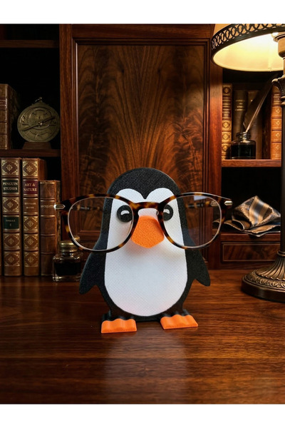MONAL EYEWEAR Penguen Glasses Stand Decorative Eyeglass Holder Desktop Cute G...