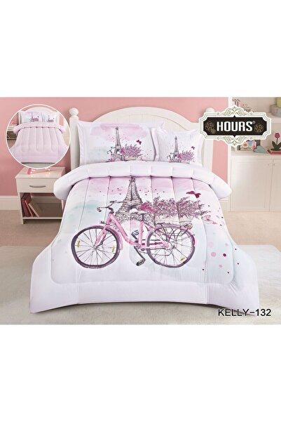 HOURS Summer children's bedspread with digital prints, 4 pieces, fluffy