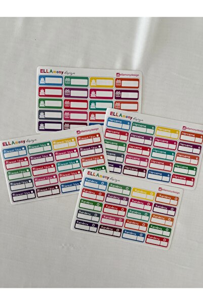 Ellamony Agenda Sticker, Decal, Planner, Bullet Journal, Scrapbook - Organize...