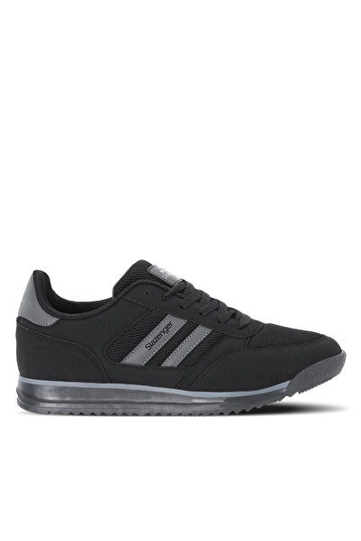 Slazenger Orvion Men's Black / Dark Gray Casual Sports Shoes