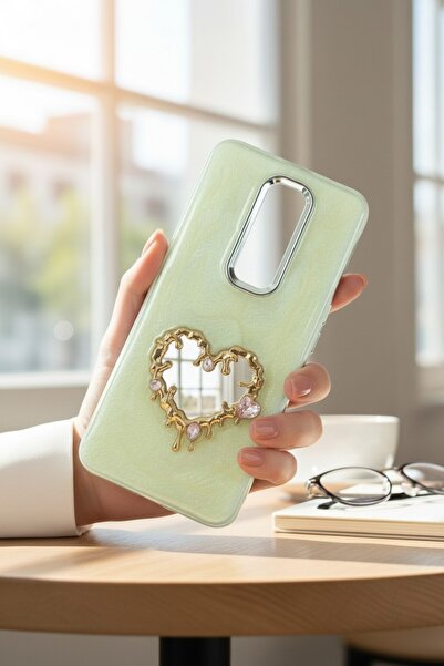 batuteknoloji Oppo Reno 2Z Aynalı Taşlı Fiyonklu Kabartma Yüzeyli Lady BTU Si...