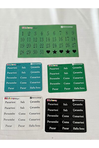 Ellamony Agenda Sticker, Decal, Planner, Bullet Journal, Scrapbook - Monthly ...