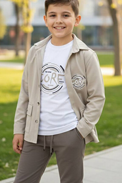 Trend Mix Kids Σετ 3 τεμαχίων για αγόρια: Παντελόνι, Μπλουζάκι, Πουκάμισο 6-1...