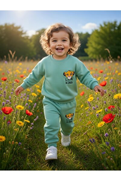 McA all inclusive طقم ليون كينج للأولاد مطبوع قطن من موسمي قطعة (علوي وسفلي)