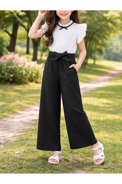 shop Combinație din 2 piese pentru fete, țesătură elegantă, design la modă