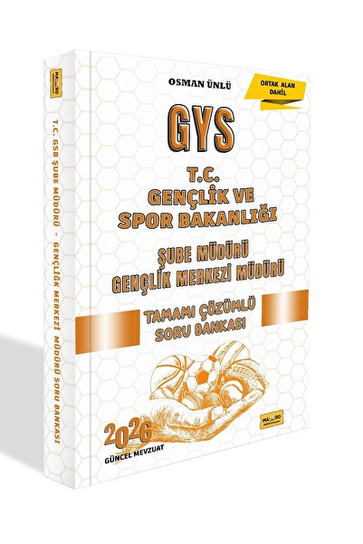 Makro Kitabevi Yayınları T.C. Gençlik ve Spor Bakanlığı GYS Şube Müdürü – Gen...