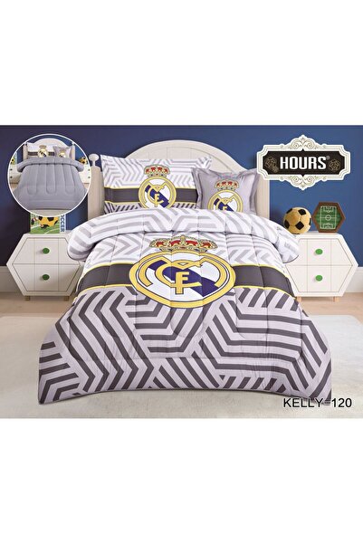 HOURS Summer children's bedspread with digital prints, 4 pieces, fluffy