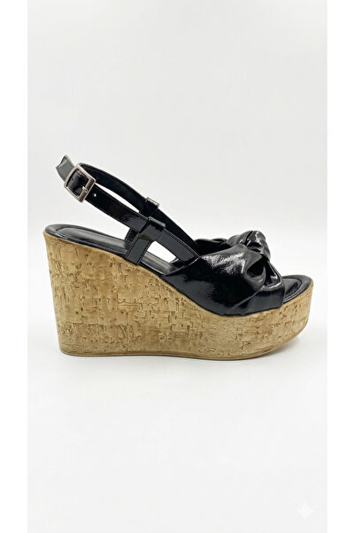 guijarro Premium Series Knot Detailed High Platform Wedge Heel Summer Collect...