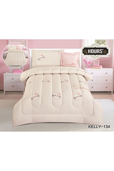 HOURS Summer children's bedspread with digital prints, 4 pieces, fluffy