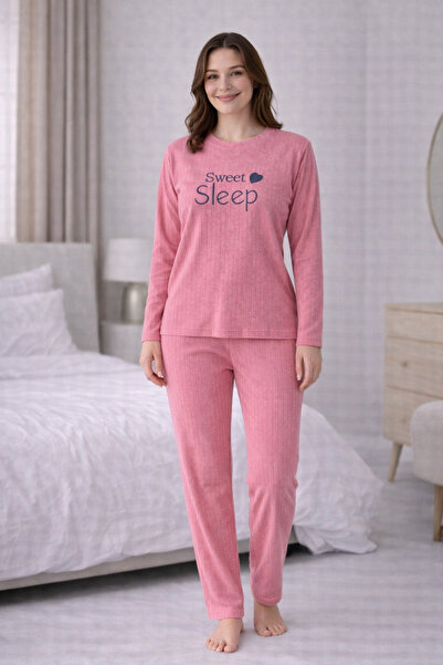 FUDS UNİON Sweet Sleep Printed Women's Long Sleeve Cotton Pajama Set – Soft-T...