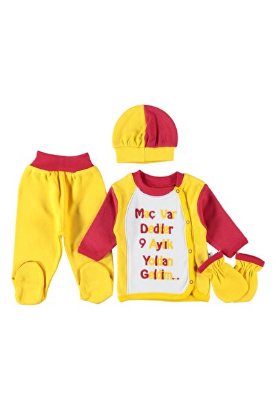 CUBBUX New Born Baby Fanatik 4-Piece Zibin Set for Girls & Boys
