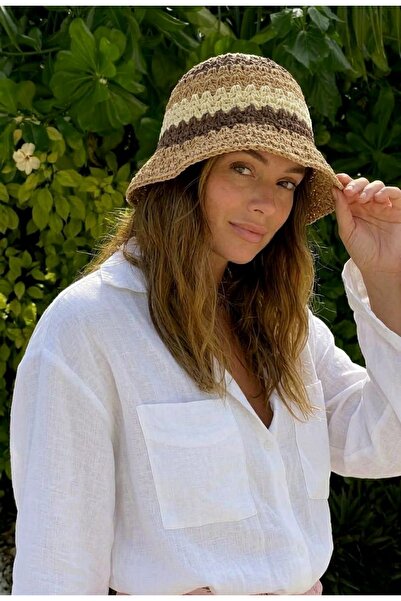 LAGRANZE قبعة دلو نسائية مصنوعة يدويًا