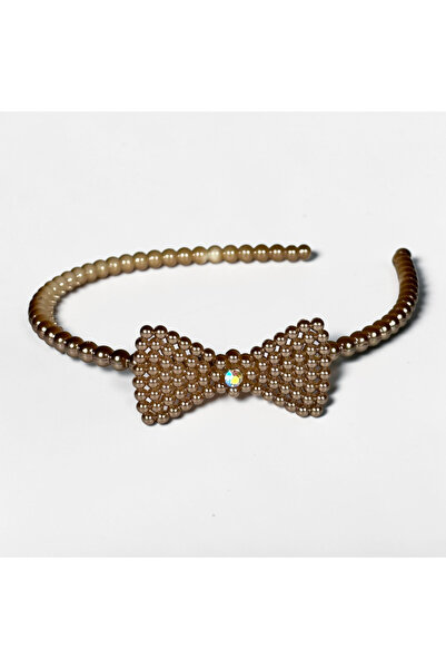 Zey-Al Coroană de păr F detaliu cu fundă cu mărgele brodate – Accesoriu de pă...