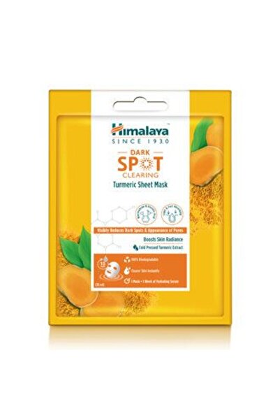 Himalaya قطعتان من قناع الورق المضاد للعيوب بخلاصة الكركم 30 مل